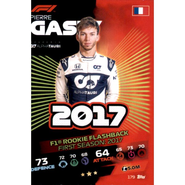 Topps Turbo Attax Formel 1 2021 - 179 - Pierre Gasly