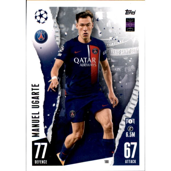 Topps Match Attax Champions League 2023/24 – 180 – Manuel Ugarte