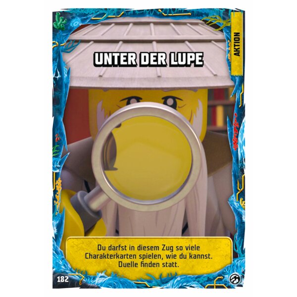 Blue Ocean LEGO Ninjago Serie 7 (2022) - 182 - Unter der Lupe - Aktionskarte