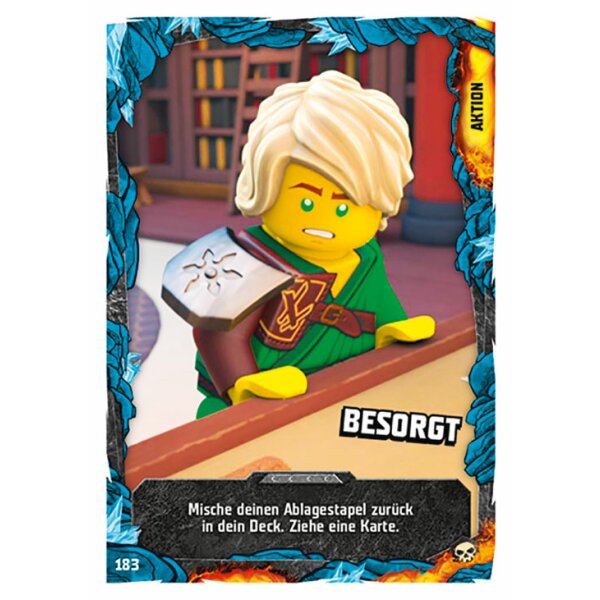 Blue Ocean LEGO Ninjago Serie 6 (2021) -  183 - Besorgt - Aktionskarte