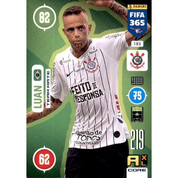 Panini FIFA 365 Adrenalyn XL 2021 - 183 - Luan - Team Mate
