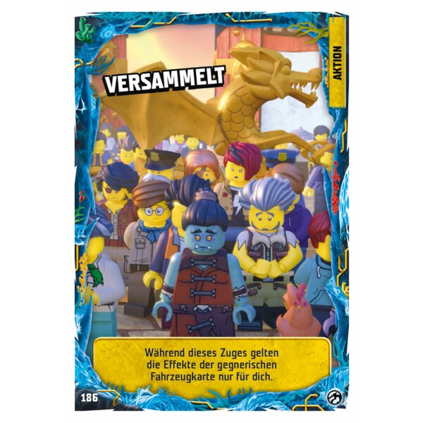 Blue Ocean LEGO Ninjago Serie 7 (2022) - 186 - Versammelt - Aktionskarte