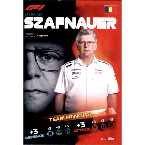 Topps Turbo Attax Formel 1 2021 - 187 - Otmar Szafnauer