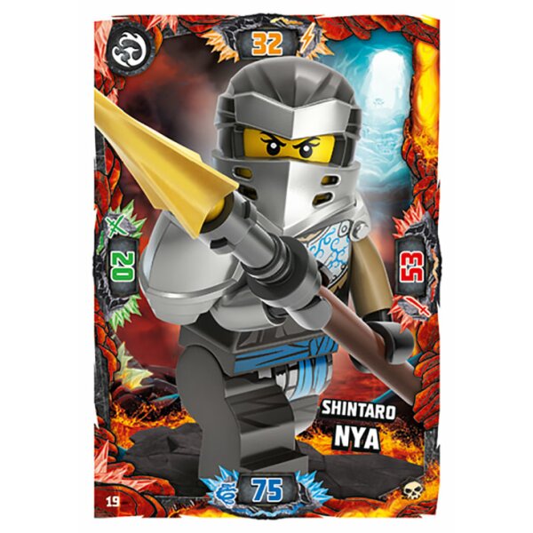 Blue Ocean LEGO Ninjago Serie 6 (2021) - 19 - Shintaro Nya - Helden Karte