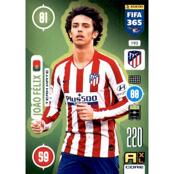 Panini FIFA 365 Adrenalyn XL 2021 - 193 - Joao Felix - Team Mate
