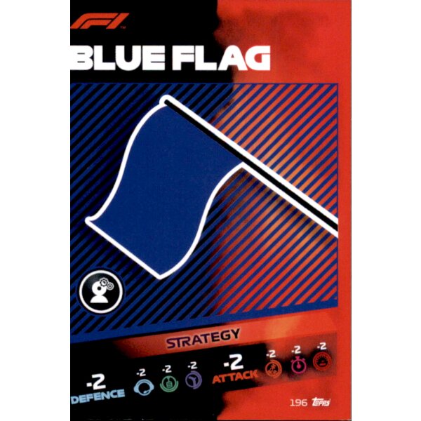 Topps Turbo Attax Formel 1 2021 - 196 - Blue Flag