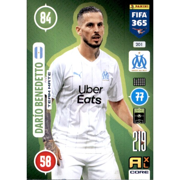 Panini FIFA 365 Adrenalyn XL 2021 - 201 - Dario Benedetto - Team Mate