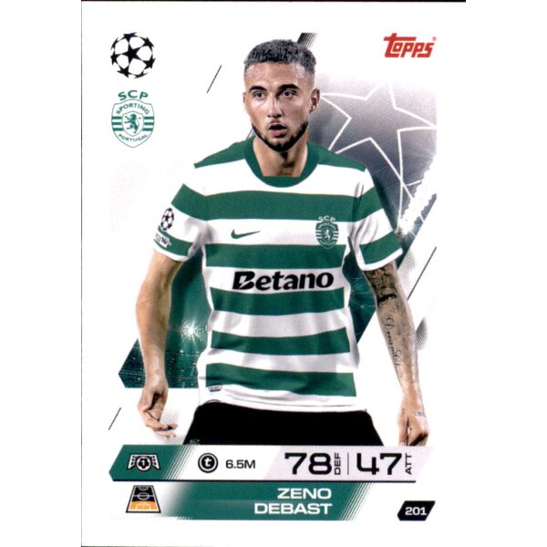 Topps Match Attax Champions League 2025/26 - 201 - Zeno Debast
