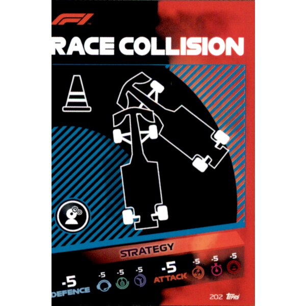 Topps Turbo Attax Formel 1 2021 - 202 - Race Collision