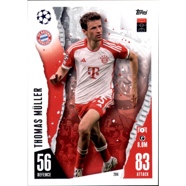 Topps Match Attax Champions League 2023/24 – 204 – Thomas Müller