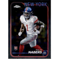 Topps Chrome Football 2024 - 205 - Malik Nabers - Refractor - New York - Rookie RC Base