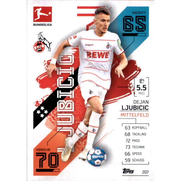 Topps Match Attax Bundesliga 2021/22 - 207 - Dejan Ljubicic