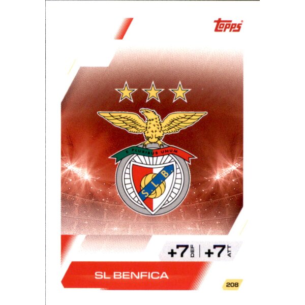 Topps Match Attax Champions League 2025/26 - 208 - SL Benfica - Club Badge