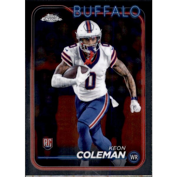 Topps Chrome Football 2024 - 209 - Keon Coleman - Buffalo - Rookie RC Base
