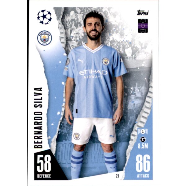 Topps Match Attax Champions League 2023/24 – 21 – Bernardo Silva