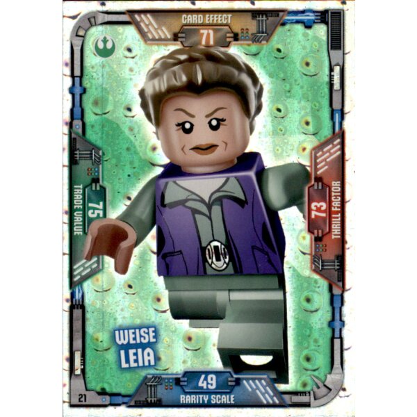 21 - Weise Leia - Folie - LEGO Star Wars Serie 1