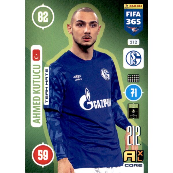Panini FIFA 365 Adrenalyn XL 2021 - 212 - Ahmed Kutucu - Team Mate