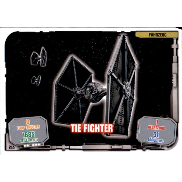 214 - TIE Fighter - LEGO Star Wars Serie 1
