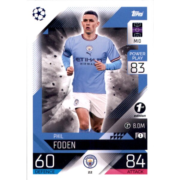 Topps Match Attax Champions League 2022/23 - 22 - Phil Foden