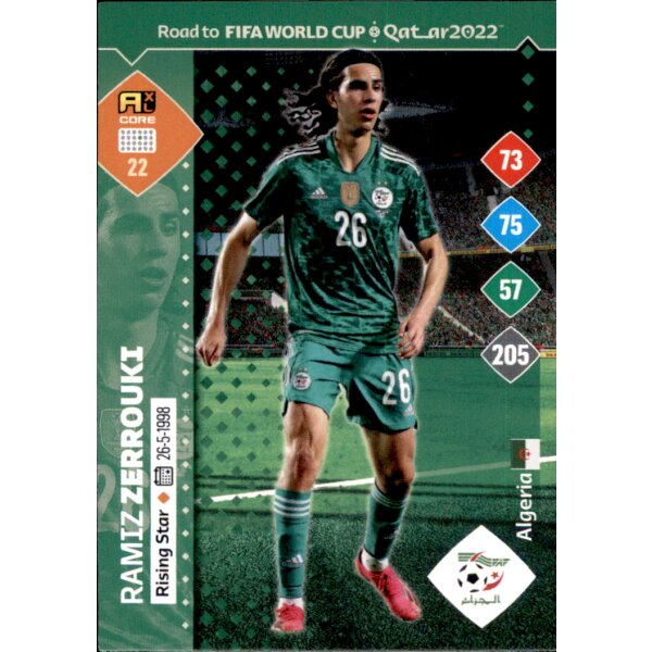 Panini Adrenalyn XL - Road to World Cup 2022 - 22 - Ranuz Zerrouki - Rising Star