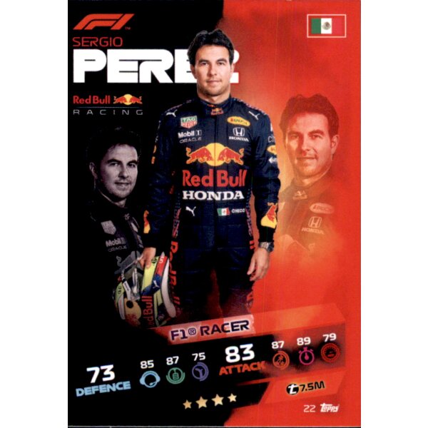 Topps Turbo Attax Formel 1 2021 -    22 - Sergio Perez