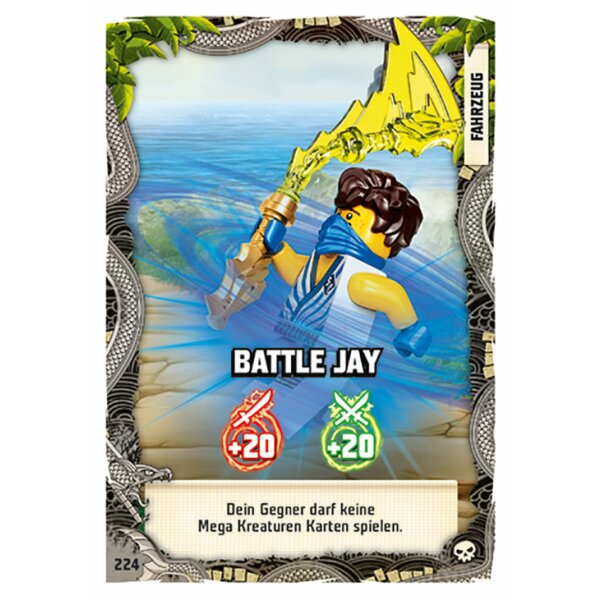 Blue Ocean LEGO Ninjago Serie 6 (2021) - 224 - Battle Jay - Fahrzeugkarte