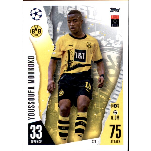 Topps Match Attax Champions League 2023/24 – 224 – Youssoufa Moukoko