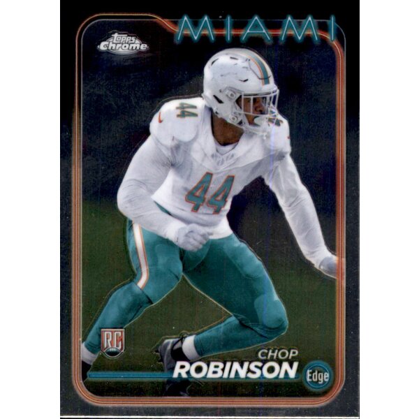 Topps Chrome Football 2024 - 225 - Chop Robinson - Miami - Rookie RC Base