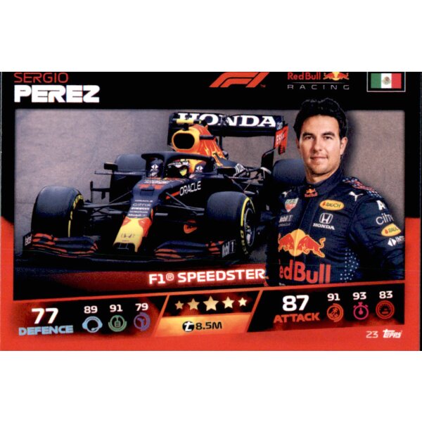Topps Turbo Attax Formel 1 2021 - 23 - Sergio Perez