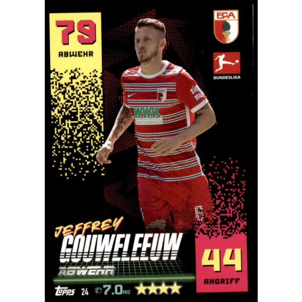 Topps Match Attax Bundesliga 2022/2023 - 24 - Jeffrey Gouweleeuw