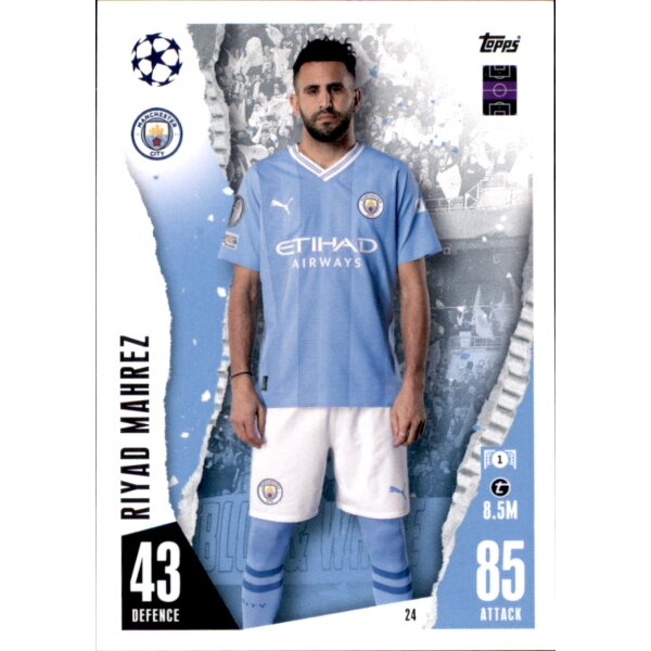 Topps Match Attax Champions League 2023/24 – 24 – Riyad Mahrez