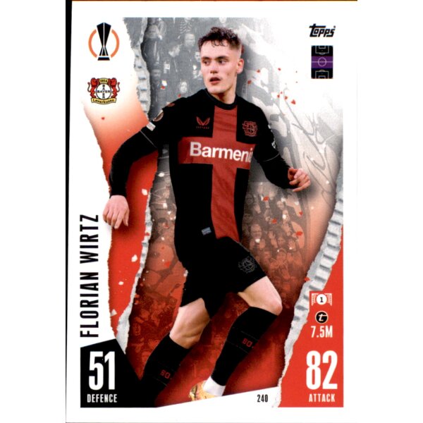 Topps Match Attax Champions League 2023/24 – 240 – Florian Wirtz