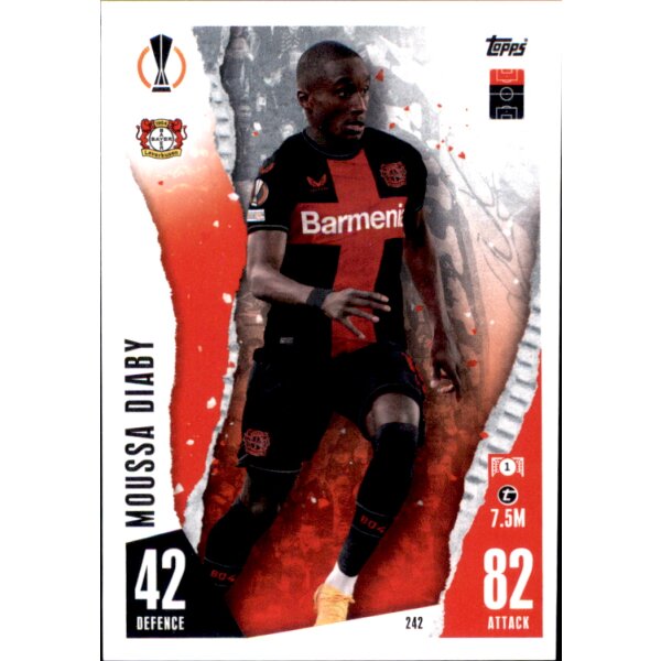 Topps Match Attax Champions League 2023/24 – 242 – Moussa Diaby