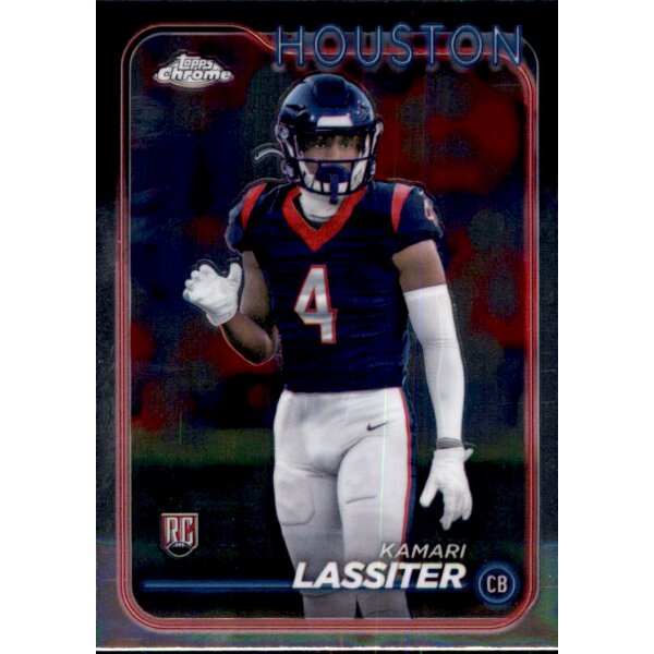 Topps Chrome Football 2024 - 245 - Kamari Lassiter - Houston - Rookie RC Refractor