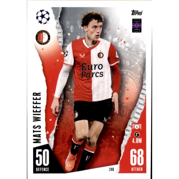 Topps Match Attax Champions League 2023/24 – 249 – Mats Wieffer