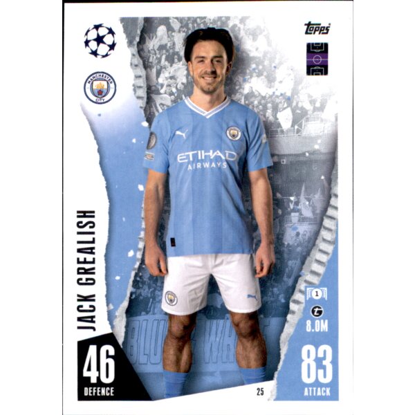 Topps Match Attax Champions League 2023/24 – 25 – Jack Grealish