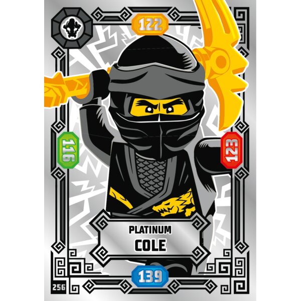 Blue Ocean LEGO Ninjago Serie 7 (2022) - 256 - Platinum Cole - Platinum Karte