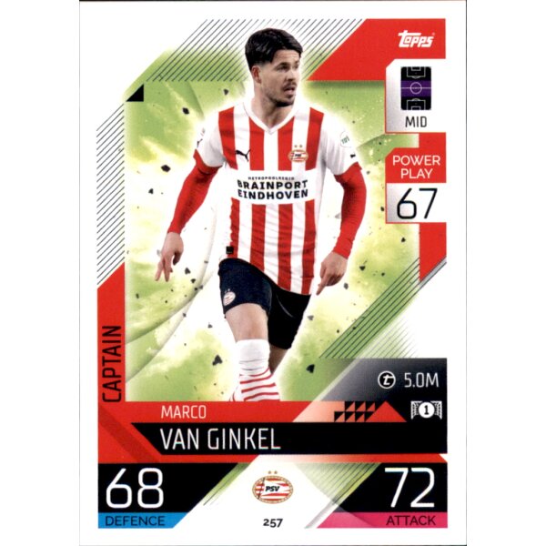 Topps Match Attax Champions League 2022/23 - 257 - Marco van Ginkel - Captain