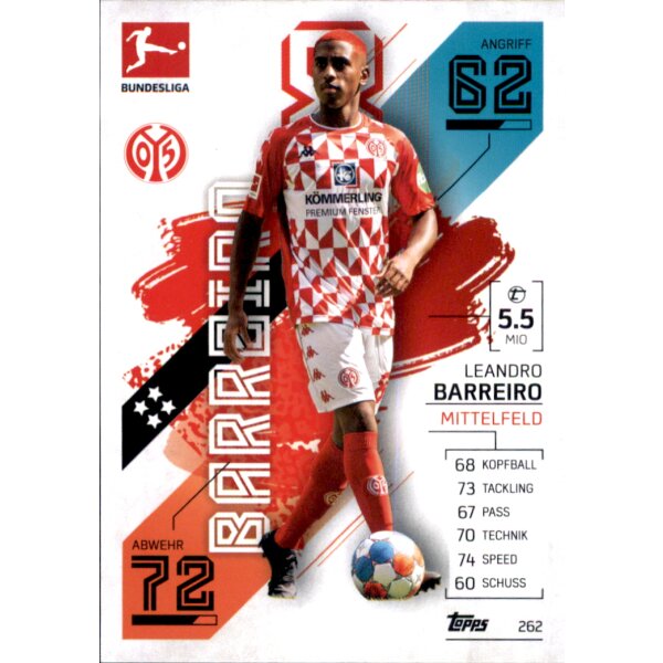 Topps Match Attax Bundesliga 2021/22 - 262 - Leandro Barreiro