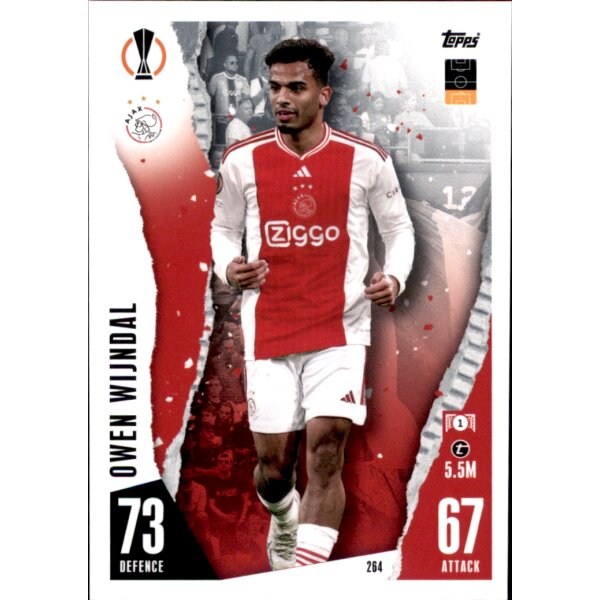 Topps Match Attax Champions League 2023/24 – 264 – Owen Wijndal