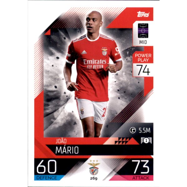 Topps Match Attax Champions League 2022/23 - 269 - Joao Mario