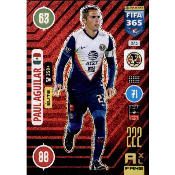 Panini FIFA 365 Adrenalyn XL 2021 - 275 - Paul Aguilar - Elite