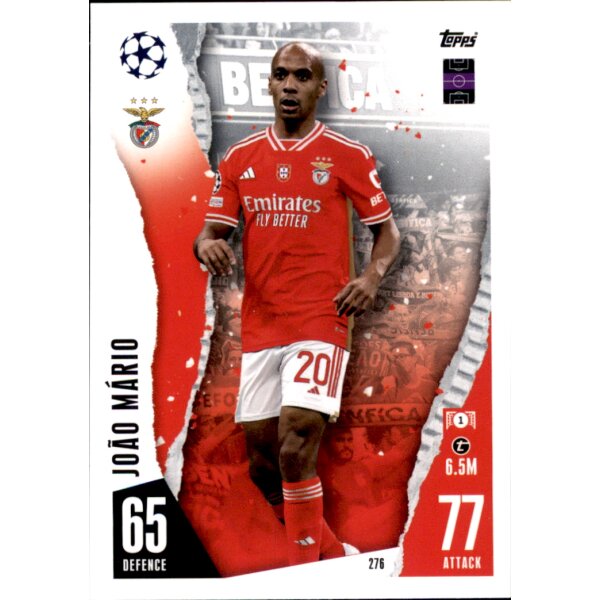 Topps Match Attax Champions League 2023/24 – 276 – Joao Mario