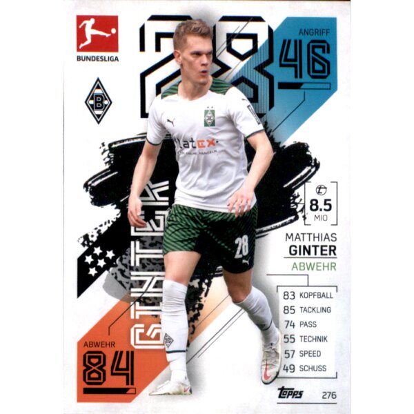 Topps Match Attax Bundesliga 2021/22 - 276 - Matthias Ginter