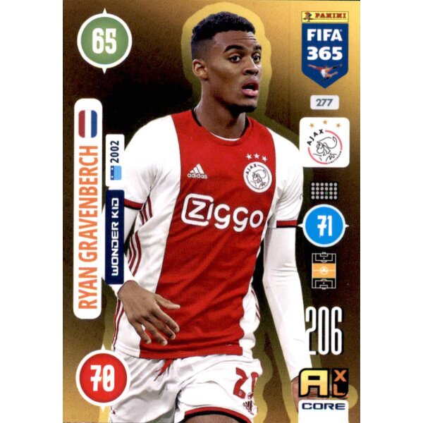 Panini FIFA 365 Adrenalyn XL 2021 - 277 - Ryan Gravenberch - Wonder Kid