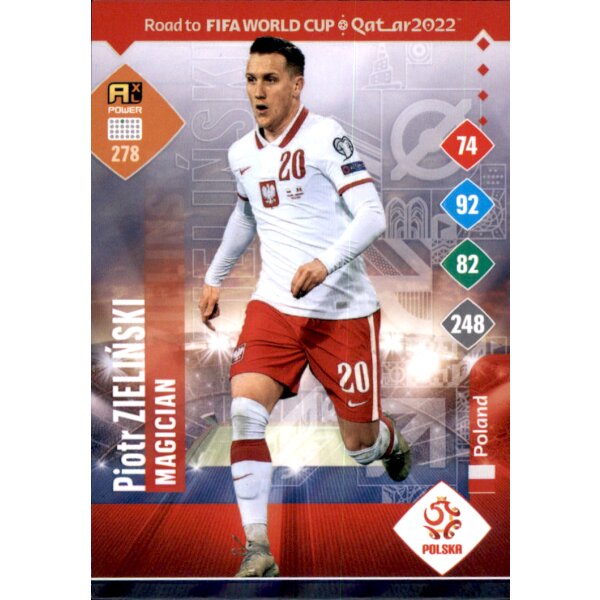 Panini Adrenalyn XL - Road to World Cup 2022 - 278 - Piotr Zielinski - Magician