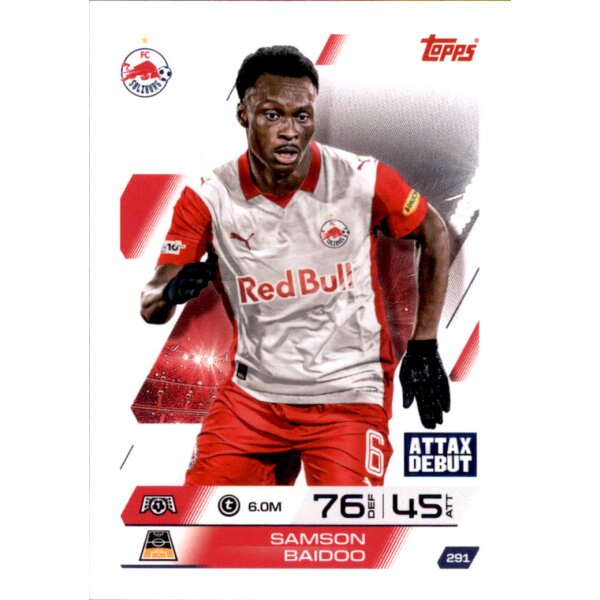Topps Match Attax Champions League 2025/26 - 291 - Samson Baidoo