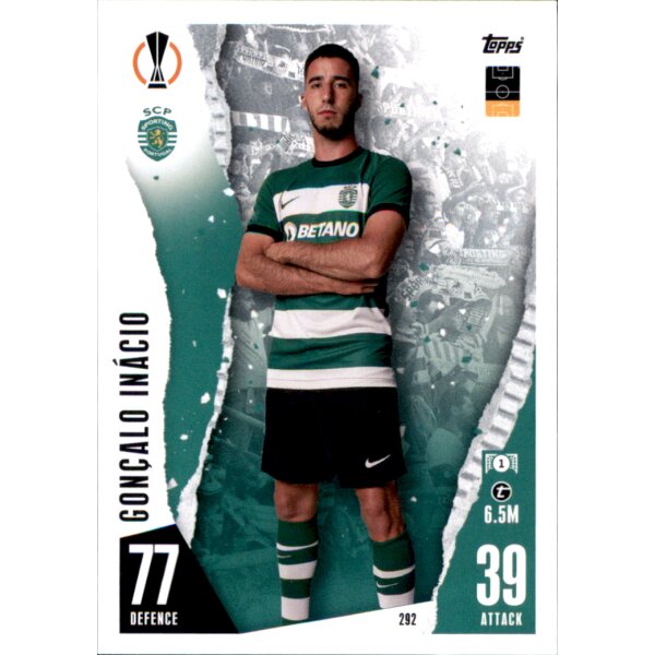 Topps Match Attax Champions League 2023/24 – 292 – Goncalo Inacio