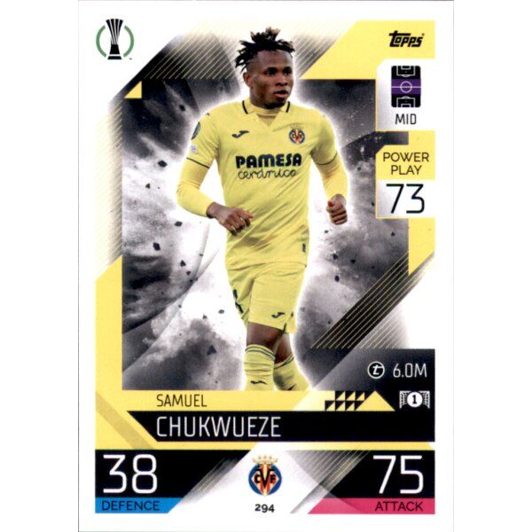 Topps Match Attax Champions League 2022/23 - 294 - Samuel Chukwueze