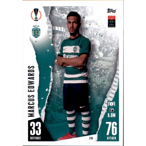 Topps Match Attax Champions League 2023/24 – 296 – Marcus Edwards